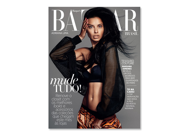 Adriana Lima é nossa! - Foto: reprodução/Harper's Bazaar