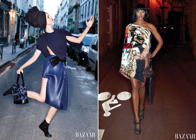 A edição também tem Karolina Kurkova e Naomi Campbell - Fotos: divulgação/Harper's Bazaar