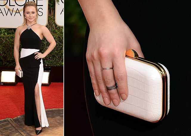 Hayden no Golden Globes... - Fotos: Getty Images