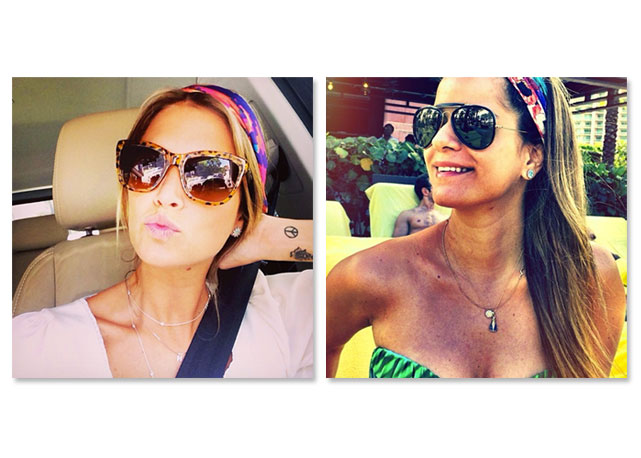 Helena Bordon e Beta Whately são total adeptas do acessório - Fotos: reprodução/Instagram