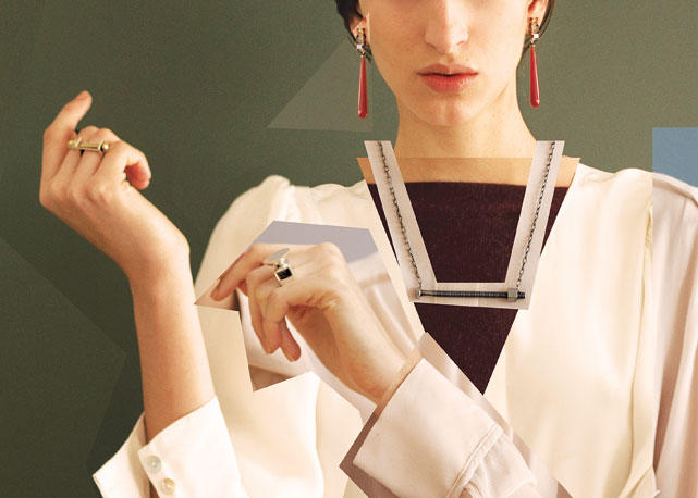 Objetos esquecidos, formas orgânicas e o próprio processo de criação de joias servem de inspiração para a jovem designer - Foto: Reprodução/Harper's Bazaar