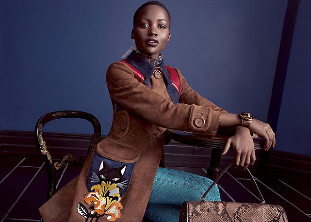 Lupita na campanha da grife - Foto: reprodução