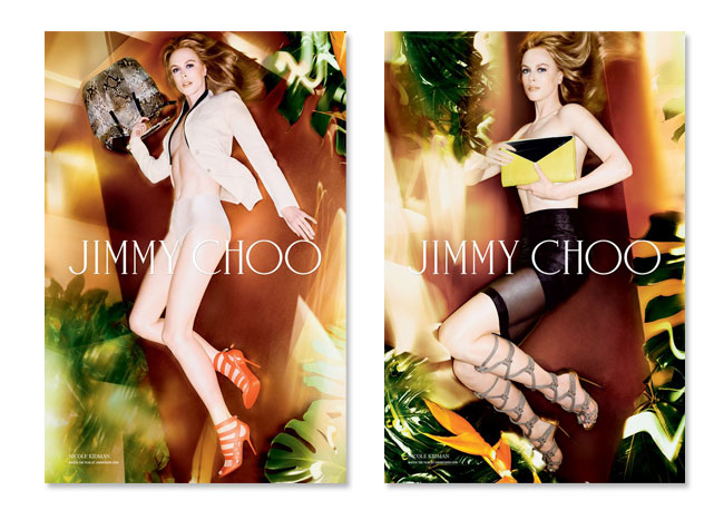 Ultra sexy, Nicole Kidman estrela mais uma campanha para a Jimmy Choo - Fotos: Reprodução