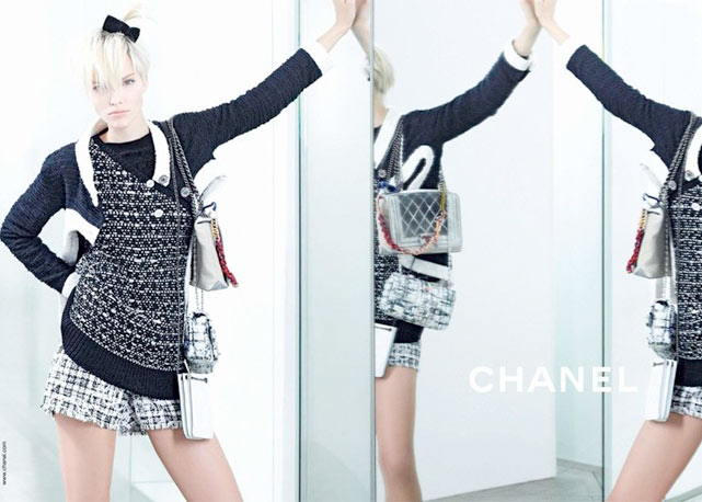 Sasha Luss na campanha de verão 2014 da Chanel - Foto: divulgação