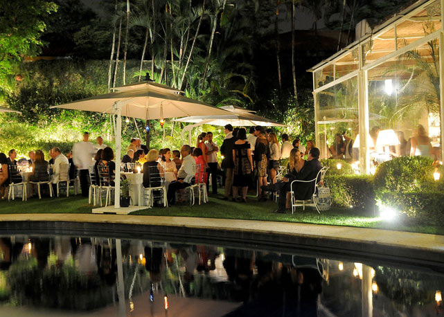 Um geral do jantar que Vanda Jacintho armou para o aniversário de Paulo Velloso - Foto: Alexandre Virgilio/ SiteRG