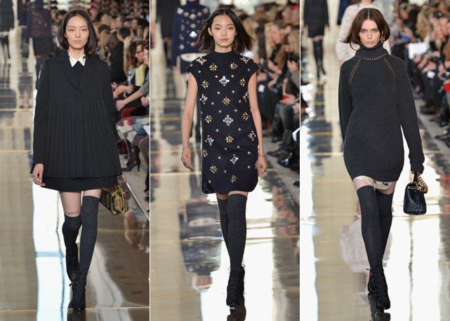 Alguns looks do inverno 2015 da Tory Burch - Fotos: Getty Images