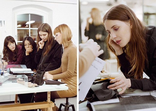Lykke Li ao lado da equipe de criação da marca & Other Stories - Foto: reprodução