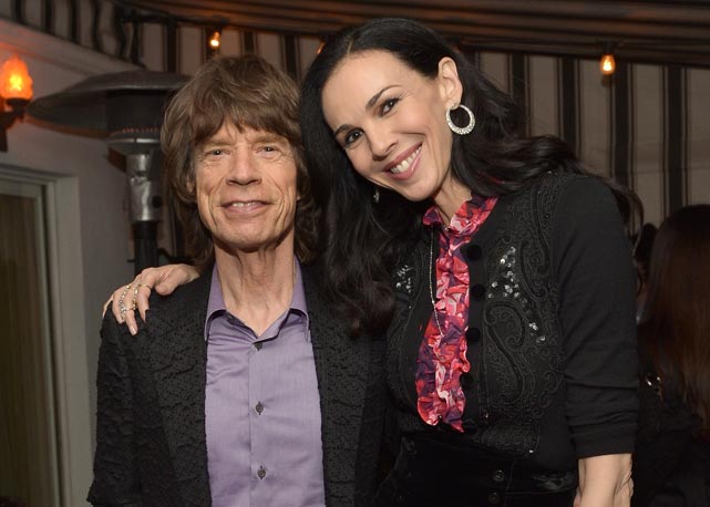 MicK Jagger com L'Wren Scott - Foto: Getty Images