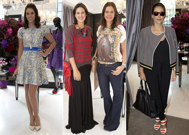 Renata Queiroz Moraes, Cicy Souza Aranha Halpern e Carolina Porto - Fotos: Divulgação/Cissa Sannomiya