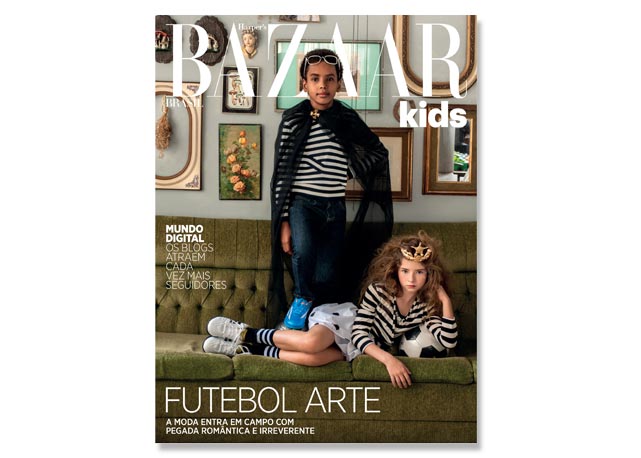 A Bazaar Kids está nas bancas! - Foto: reprodução/Bazaar Kids