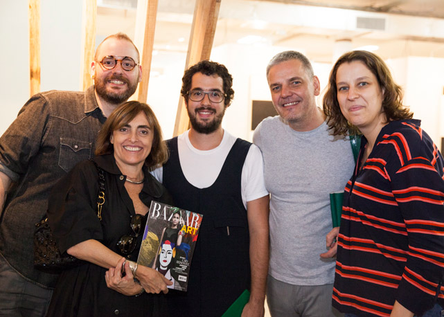 Da esquerda para a direita: Renato Dib, Patricia Carta, Jardineiro André, Cario Reisewitz e Juliana Monachesi - Caroline Barrionuevo/Harper's Bazaar