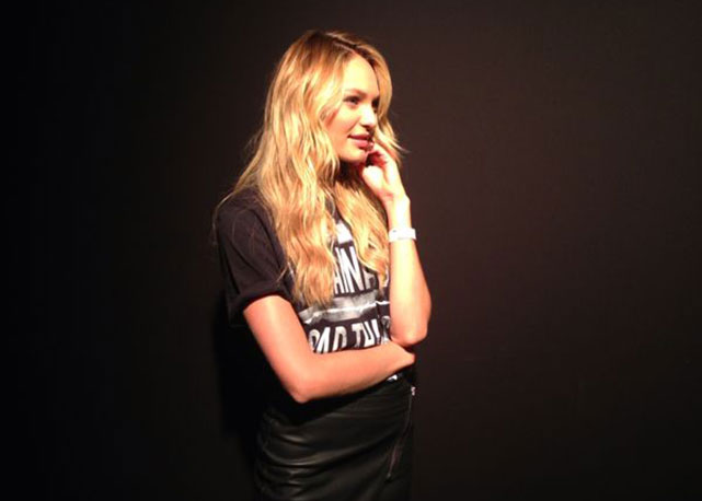 Candice no backstage da Forum - Foto: Matheus Evangelista/SiteRG