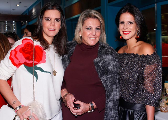 Carol Porto, Ricci Souza Aranha e Ciccy Halpern - Foto: Arthur Vahia/SiteRG