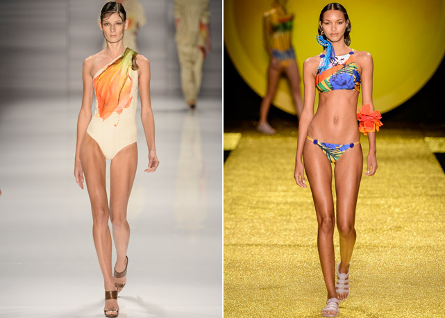 Melhor beachwear: Lenny (à esquerda) e Salinas (à direita) - Foto: Agência Fotosite