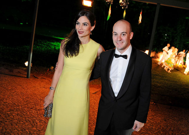 Mariana e Zeco Auriemo, chairs do 1o gala da BrazilFoudation em SP - Foto: Alexandre Virgilio/ Site RG