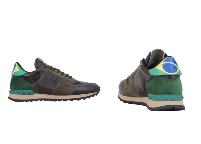 O sneaker especial da Valentino para o Brasil - Fotos:divulação