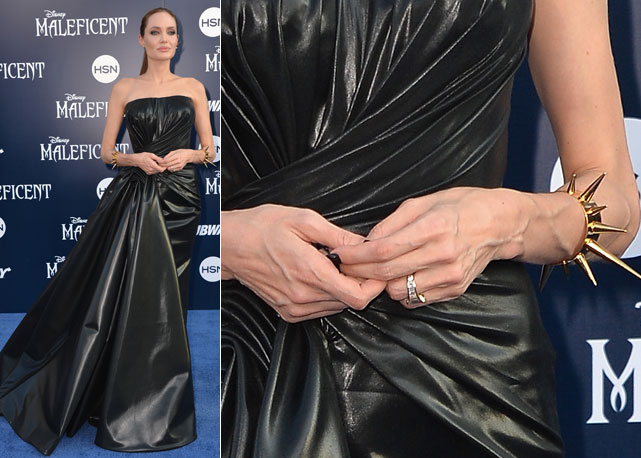 Angelia Jolie usa vestido Aletier Versace - Fotos:Getty Images