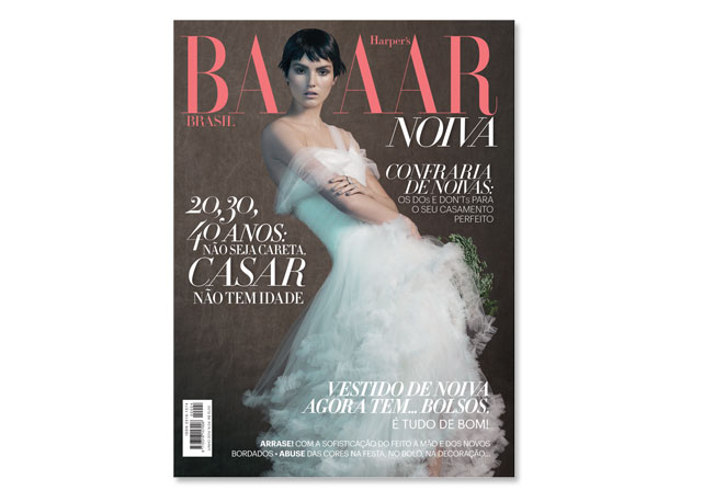 A capa da nova Bazaar Noiva, hoje nas bancas! - Foto: reprodução/Bazaar Noiva