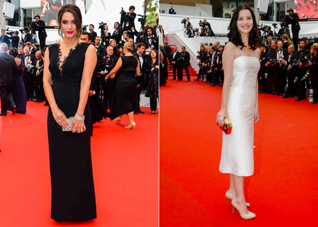 Fernanda Machado e Nathalia Dill cruzam o tapete vermelho de Cannes - Fotos: divulgação