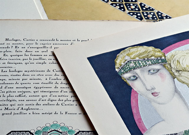 Ilustração da tiara Bérénice - Foto: reprodução/Harper's Bazaar