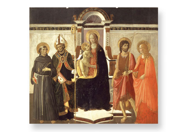 Uma das obras da Uffizi Galley, a intitulada de Sacra Conversazione, de Gherardo di Giovanni - Foto:divulgação