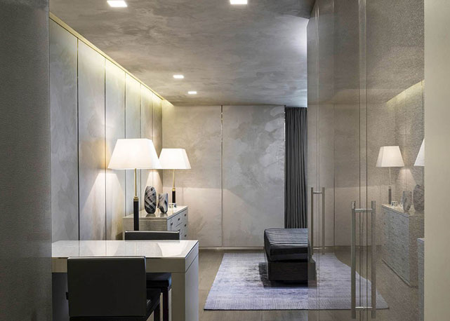 Um dos quartos: minimalismo em alta - Foto: divulgação