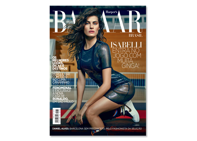 Isabelli Fontana na Bazaar de junho! Capa foi clicada por Fabio Bartelt - Foto: divulgação