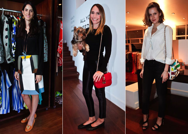 Ana Maria Piva de Albuquerque, Bruna Pacífico e Johanna Birman - Fotos: Charles Naseh