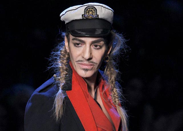 O estilista John Galliano - Foto: reprodução