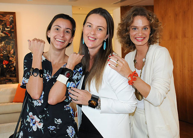 Luciana Monteiro, Ana Auriemo e Ucha Meirelles - Foto: divulgação