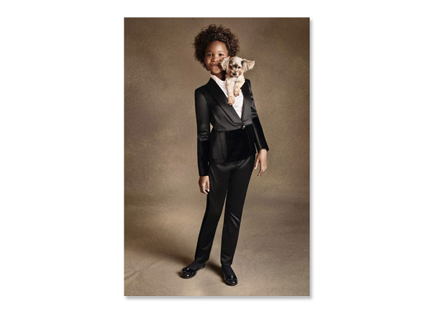 Quvenzhané Wallis em clique para a Armani! - Foto: reprodução