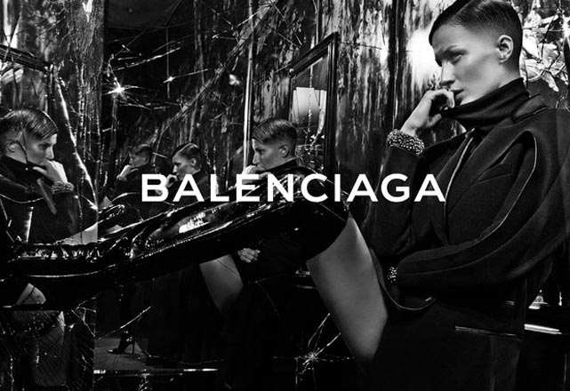 Gisele Bündchen de cabelos curtos para a nova campanha da Balenciaga - Foto: divulgação