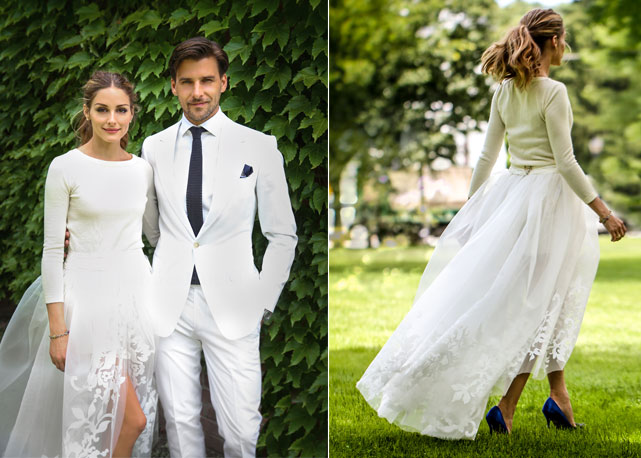 Olivia Palermo e Johannes Huebl oficializaram a união de seis anos e meio - Foto: reprodução