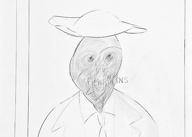 A mostra reúne 35 desenhos do artista - Foto: divulgação