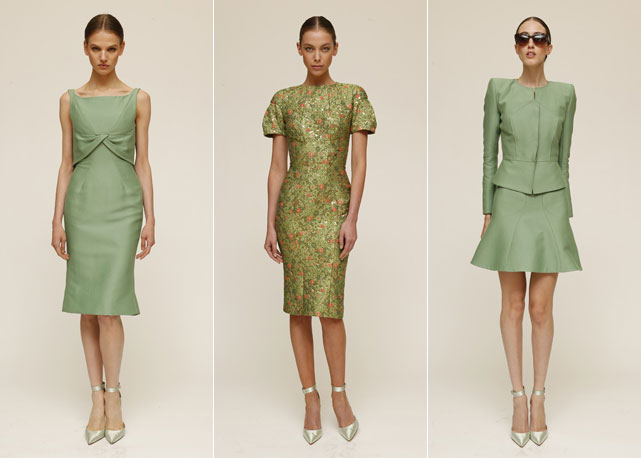 Alguns looks do resort 2015 de Zac Posen - Fotos:divulgação