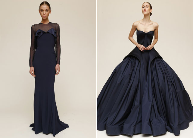 Dois longos do resort de Zac Posen - Fotos:divulgação