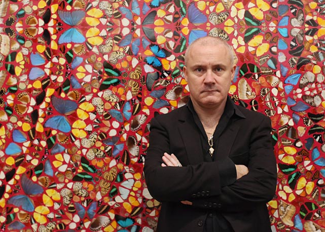 O artista Damien Hirst - Foto: reprodução