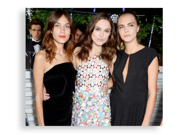 Alexa Chung, Keira Knightley e Cara Delevingne - Foto:Getty Images