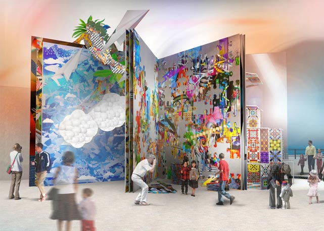 Croqui da exposição Cores do Brasil - Foto: divulgação