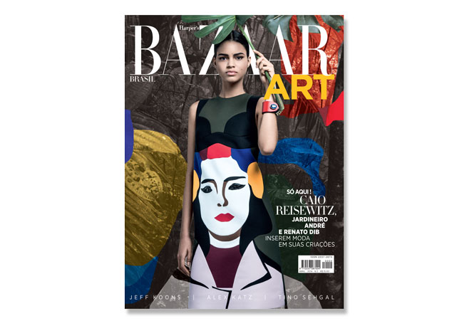 Capa da Bazaar Art que está nas bancas - Foto: reprodução/Harper's Bazaar