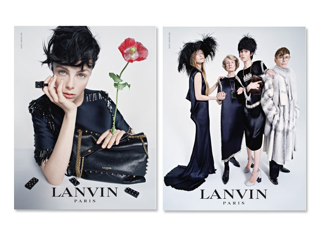 Edie Campbell posa ao lado de sua família para nova campanha da Lanvin - Fotos: Reprodução