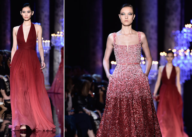 O tie-dye de Elie Saab - Fotos: Getty Images