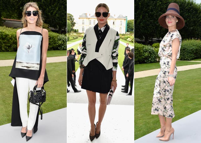 Helena Bordon, Olivia Palermo e Ulyana Sergeenko - Fotos: Getty Images 