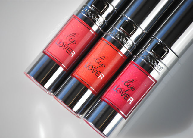 Três cores do Lip Lover (R$149), lançamento da Lancôme no Brasil - Foto: Divulgação
