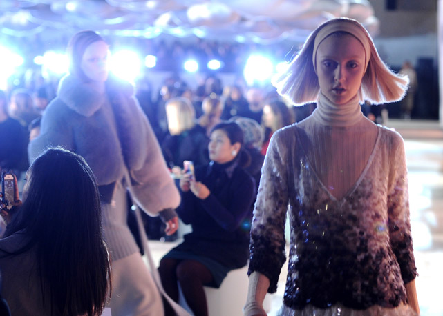 Desfile de inverno 2015 da grife Marc Jacobs, em Nova York - Foto: Getty Images