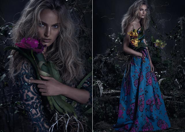 Capa da edição de julho da Bazaar, Ymre Stiekema posa para o verão de Patricia Bonaldi - Fotos: divulgação