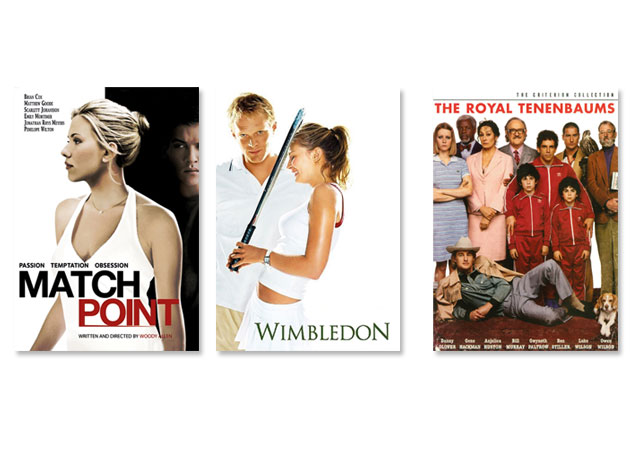 O tênis foi retratado diversas vezes nas telonas como em Match Point (2005), Wimbledon (2004) e Os Excêntricos Tenenbaums (2001) - Fotos: Reprodução/Harper's Bazaar