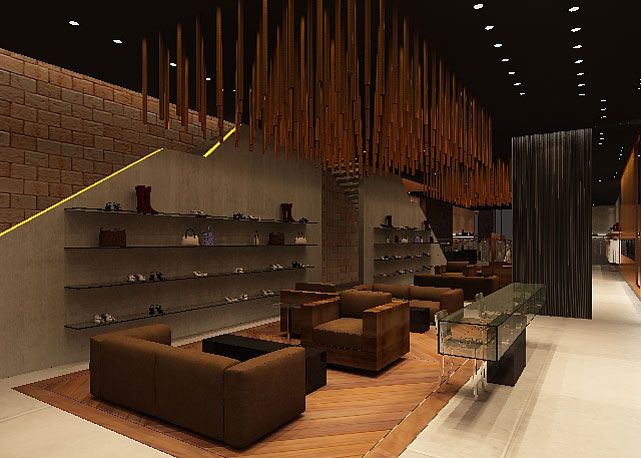 A parte dos acessórios da flagship - Foto:divulgação