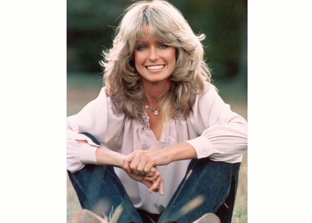 A atriz Farrah Fawcett foi um dos ícones de estilo há quatro décadas e serve de referência para a nova moda setentista - Foto: reprodução/ Harper's Bazaar