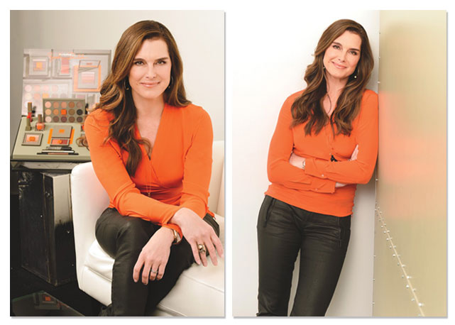 Brooke Shields lança coleção de makes em parceria com a M.A.C - Foto: divulgação